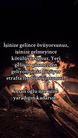 #insan #oglu #işine #yaradığın #kadarsın 