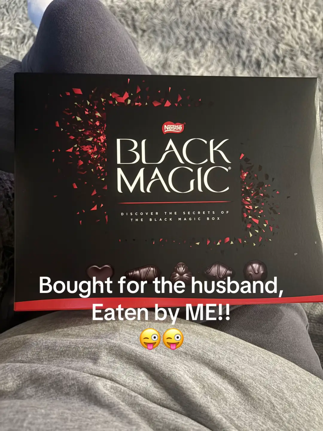 Bit of black magic anyone? TOUGH!! #sunday #chocolate #oldschool #GenX #fyp 