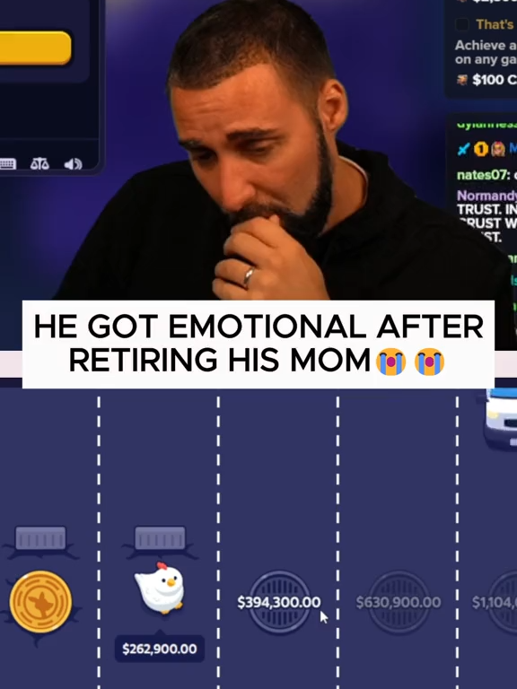 He got emotional after retiring his mom 😳 #fyp