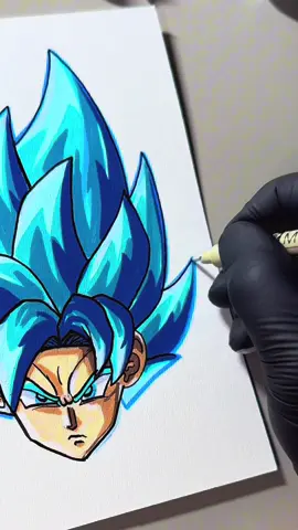 Goku #coloring #drawing #markerdrawing #arttok #arttutorial 