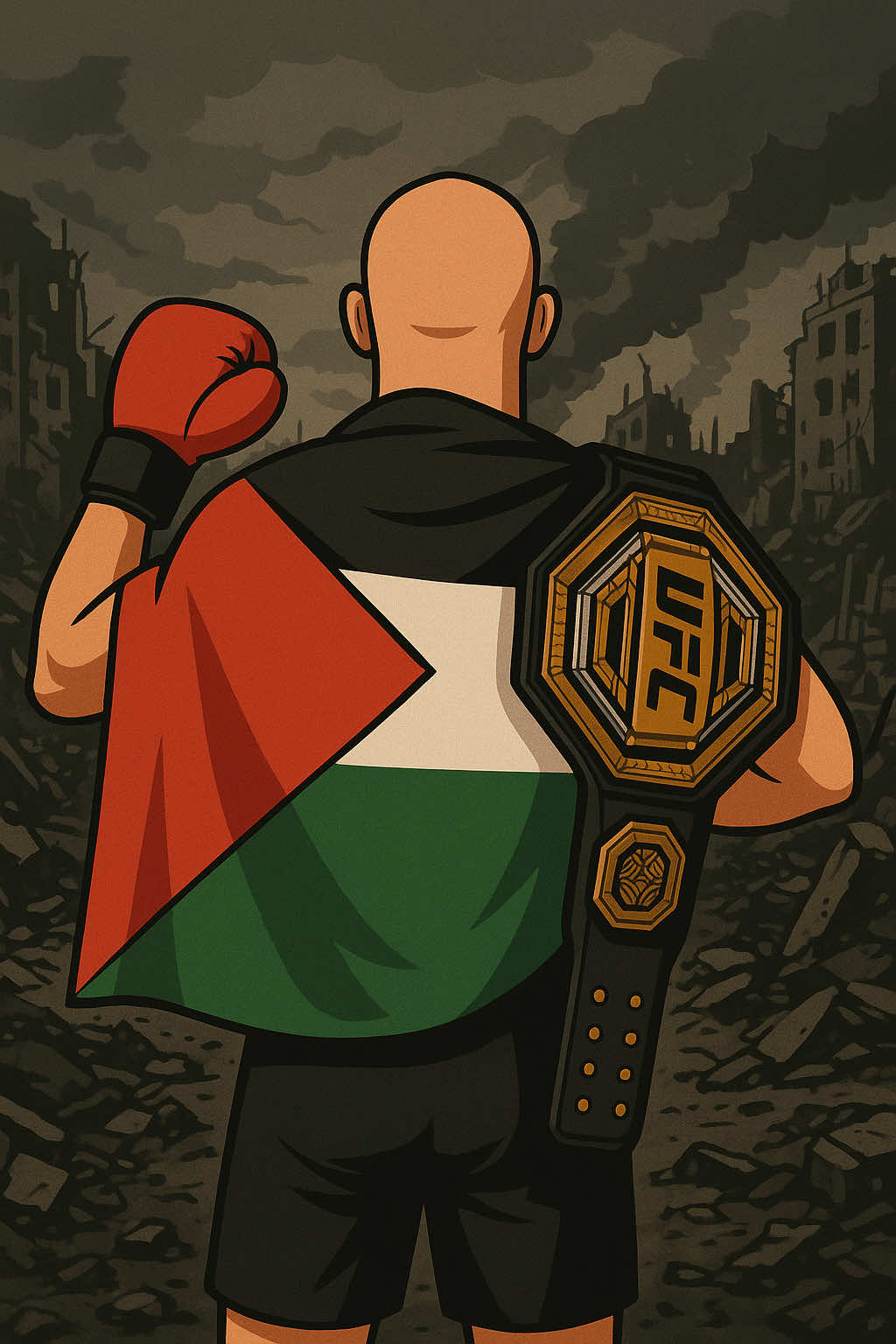 supports palestine #allahuakbar #khamzatchimaev #khamzat #UFC #savepalestine 