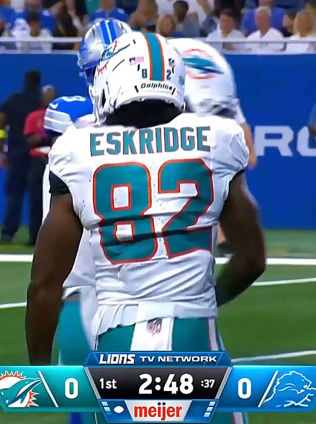 DOLPHINS VS LIONS 2025 Preseason Week 2! ⚡ Full game highlights 🏈🔥#shorts #nfl #fyp #fypdong #fyppp 