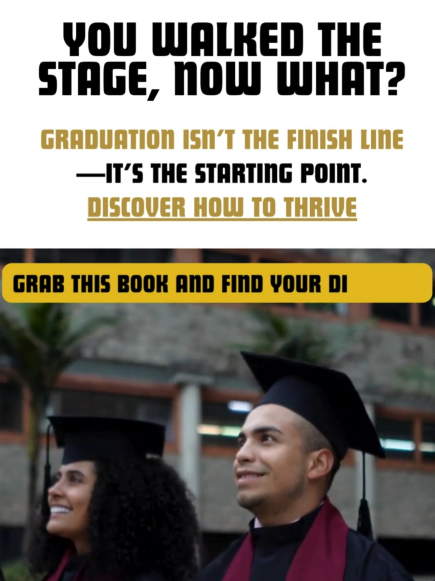 Book recommendation. Graduation: Stepping into Life by Emil Arturo.  I am committed to sharing resources that inspire self-discovery and uncover true purpose. As a coach and mentor—a path I've prepared for my whole life—I may not assist everyone personally, but I'm determined to make an impact through these powerful tools and resources. My Tik Tok account was created for this very purpose: to be a space where transformative resources can be discovered. Here’s my way of saying thank you for your support 💖: I’m thrilled to share two of my favorite inspirational tools: art and books. One book I highly recommend and always keep with me, even on vacation, is 