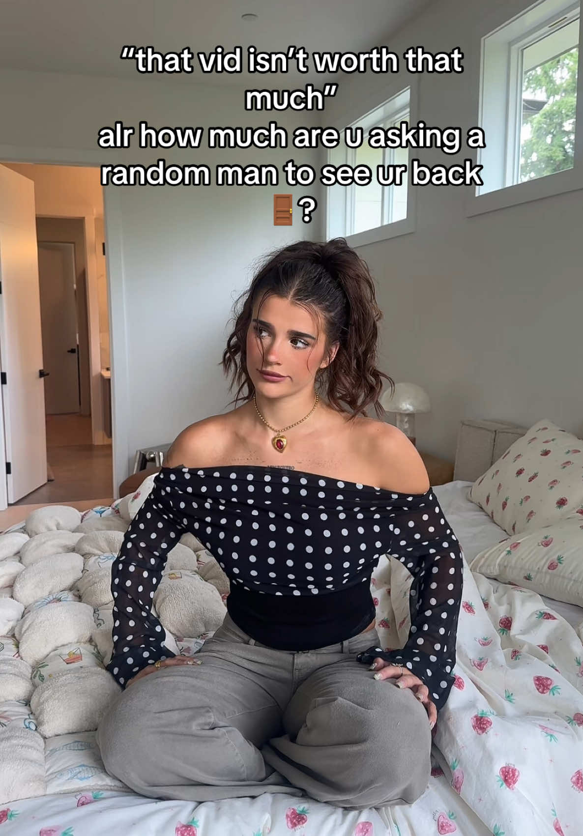 Like alright you do it… 