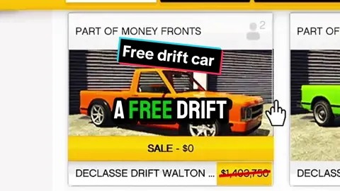 FREE DRIFT CAR IN GTA 5 ONLINE  #gta5 #gat5online #gta5drift #wildbubba03 #gta5freecar 