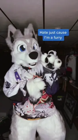 It be what it be 😅 #furry #wolf #fursuit #furrycommunity #silentsuiter 
