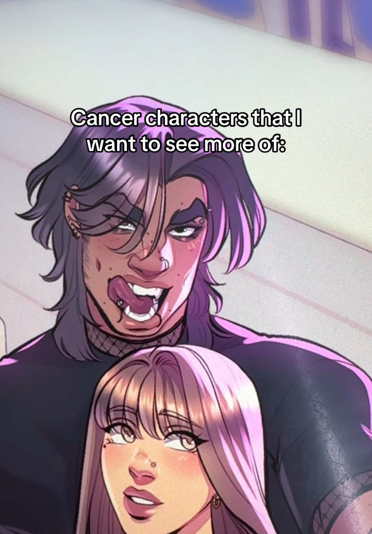 Petty, protective, burning bridges type of dude, Dagger is my love letter to Cancers who got sick of being equated to crybaby characters all the time (I’m biased lmao) #webcomic #werewolf #romance #ocs #webtoon 