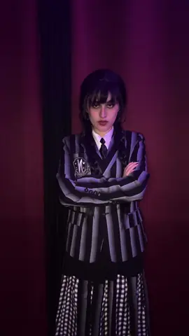Trust she’d say smth like this frfr #wednesdayaddams #wednesdaynetflix #wednesdaycosplay #jennaortegawednesday #wednesdayaddamscosplay 