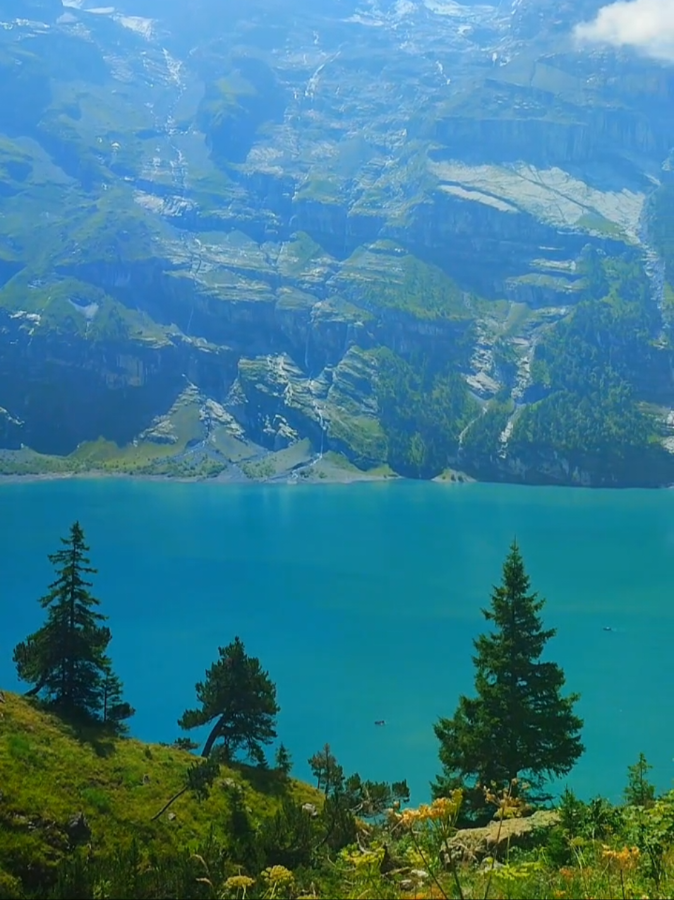 Oeschinensee🇨🇭 #fyp #viral #switzerland #vinland #scenic 
