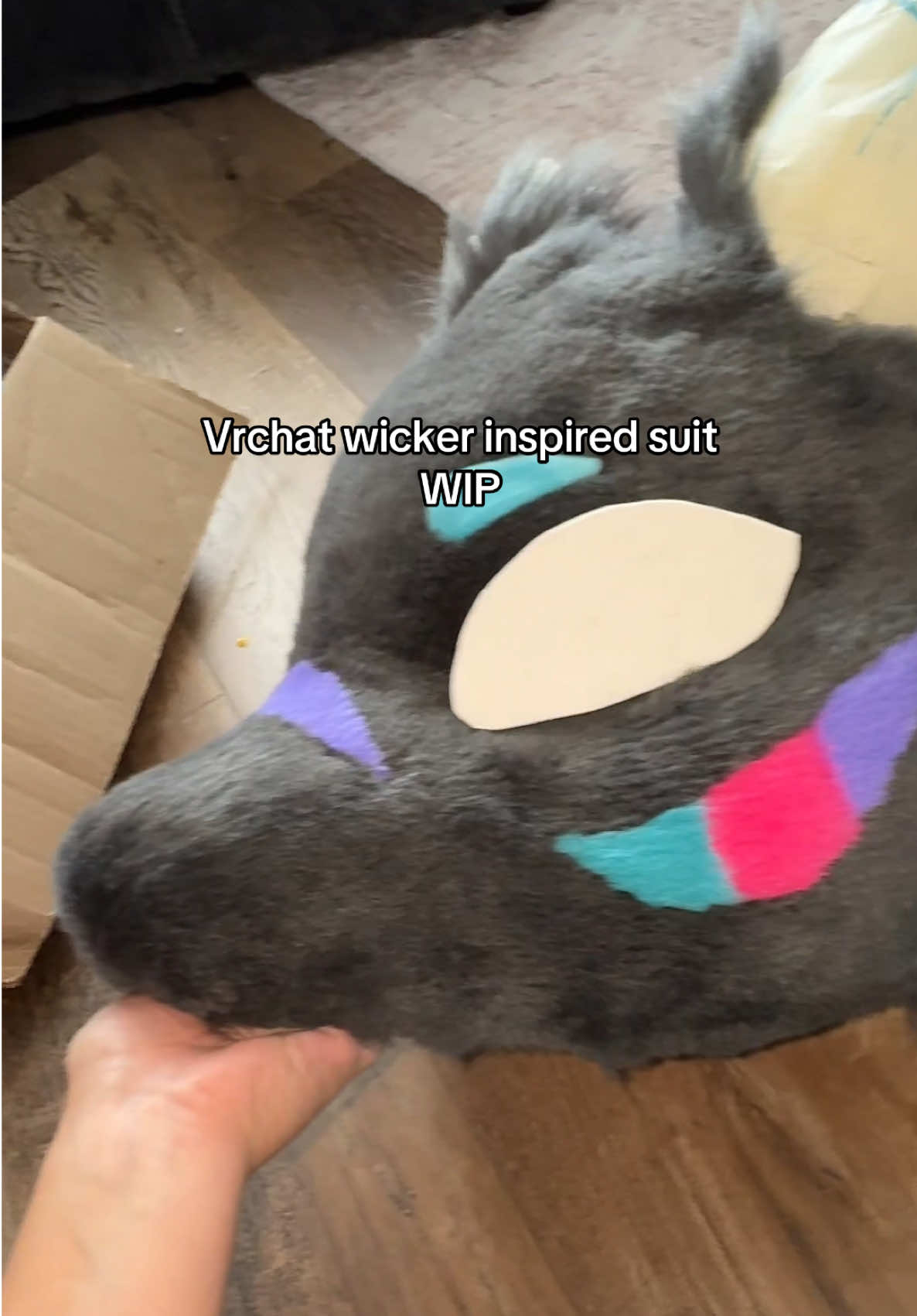 WIP for a comm #fursuit #wickerbeast #vrchat #furry #fursuitmaker 