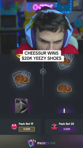 CHEESSUR WINS $20K YEEZY SHOES #kickstreaming 