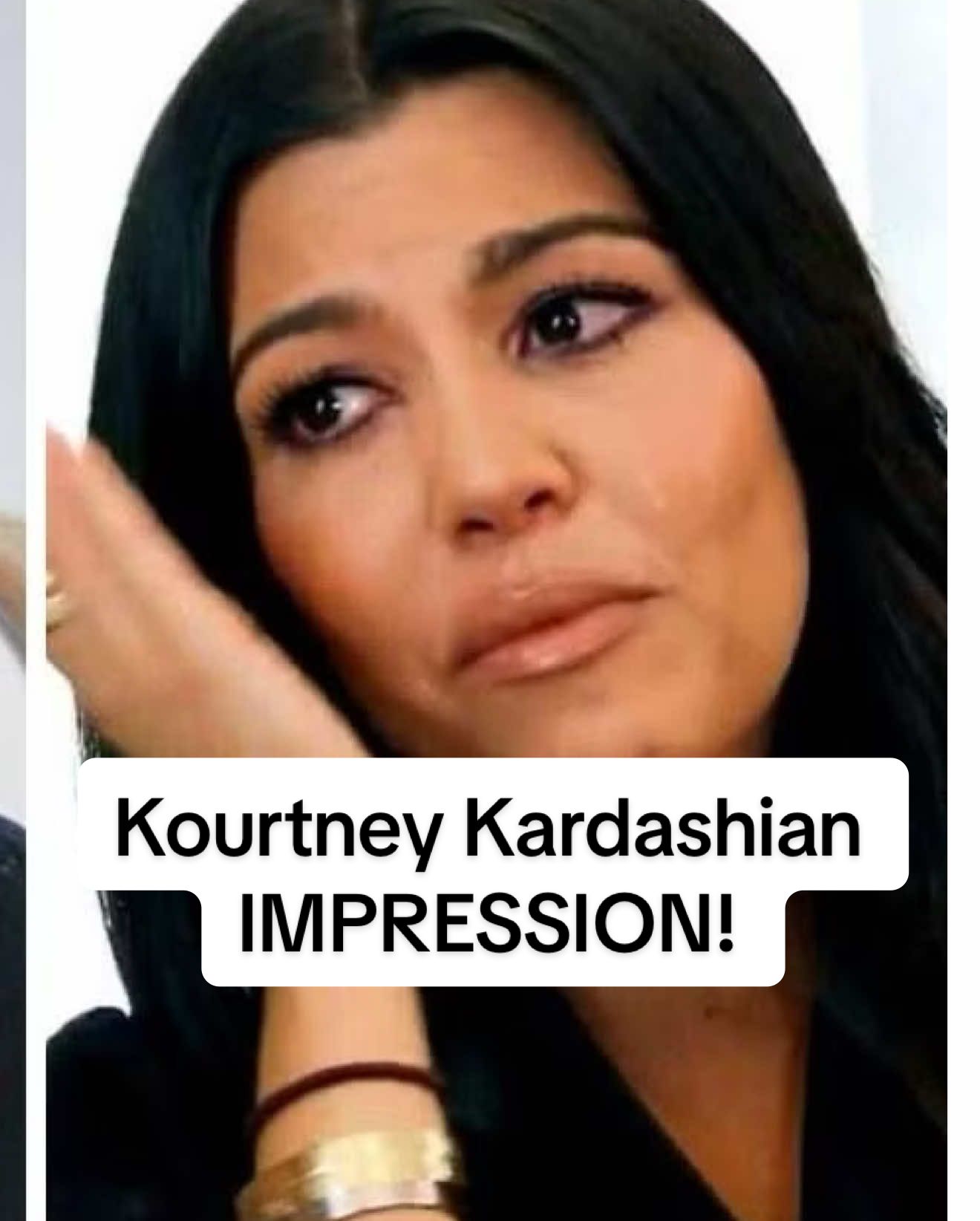 Kourtney Kardashian IMPRESSION! #kourtneykardashian #kardashians 