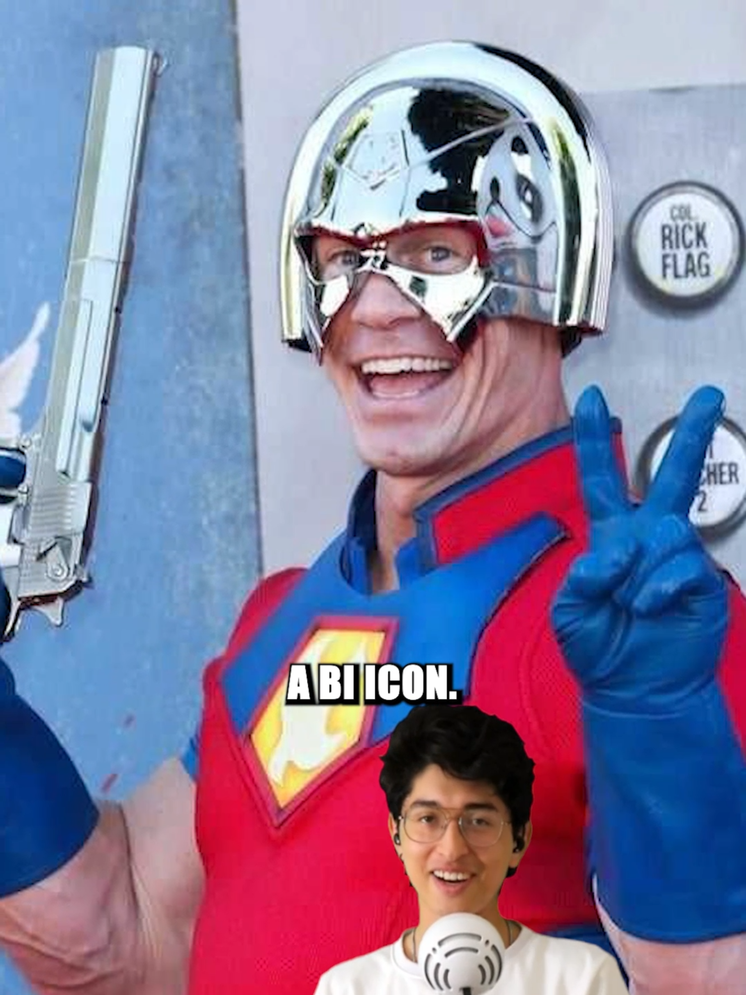 Peacemaker is CONFIRMED a Bi-Icon! #macman #superman #peacemaker #johncena #dcu #dc #comics #dccomics #dcuniverse #jamesgunn