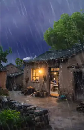 When the rain falls, my soul finds peace.” #cozycabin #cozy #cozyathome 