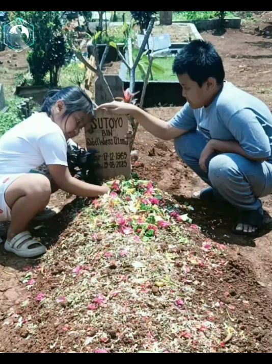 ⛔Bpk udah ga sakit lagi, udh tenang disana😖😫😥15-08-2025💙😭#senoyartwork02 