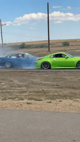purple vs green aliens ahh #e36 #350z #drift