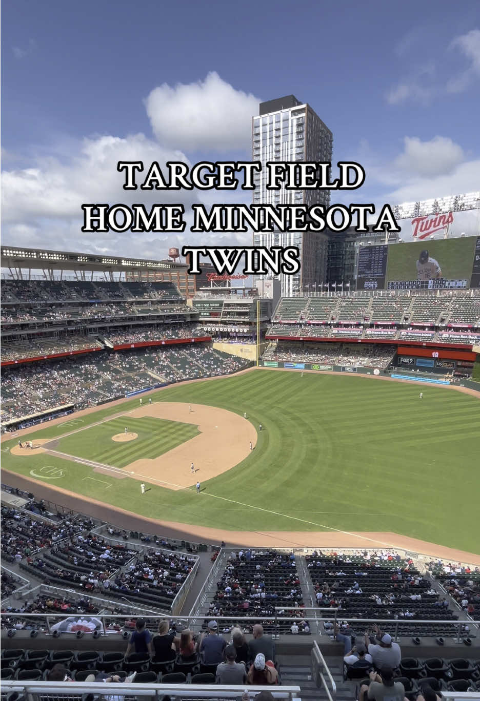 Target Field 🏟️ Home minnesota twins ⚾️🧢#tiktokbaseballcampaign #minnesotatwins #basseball #minnesotacheck #targetfield 
