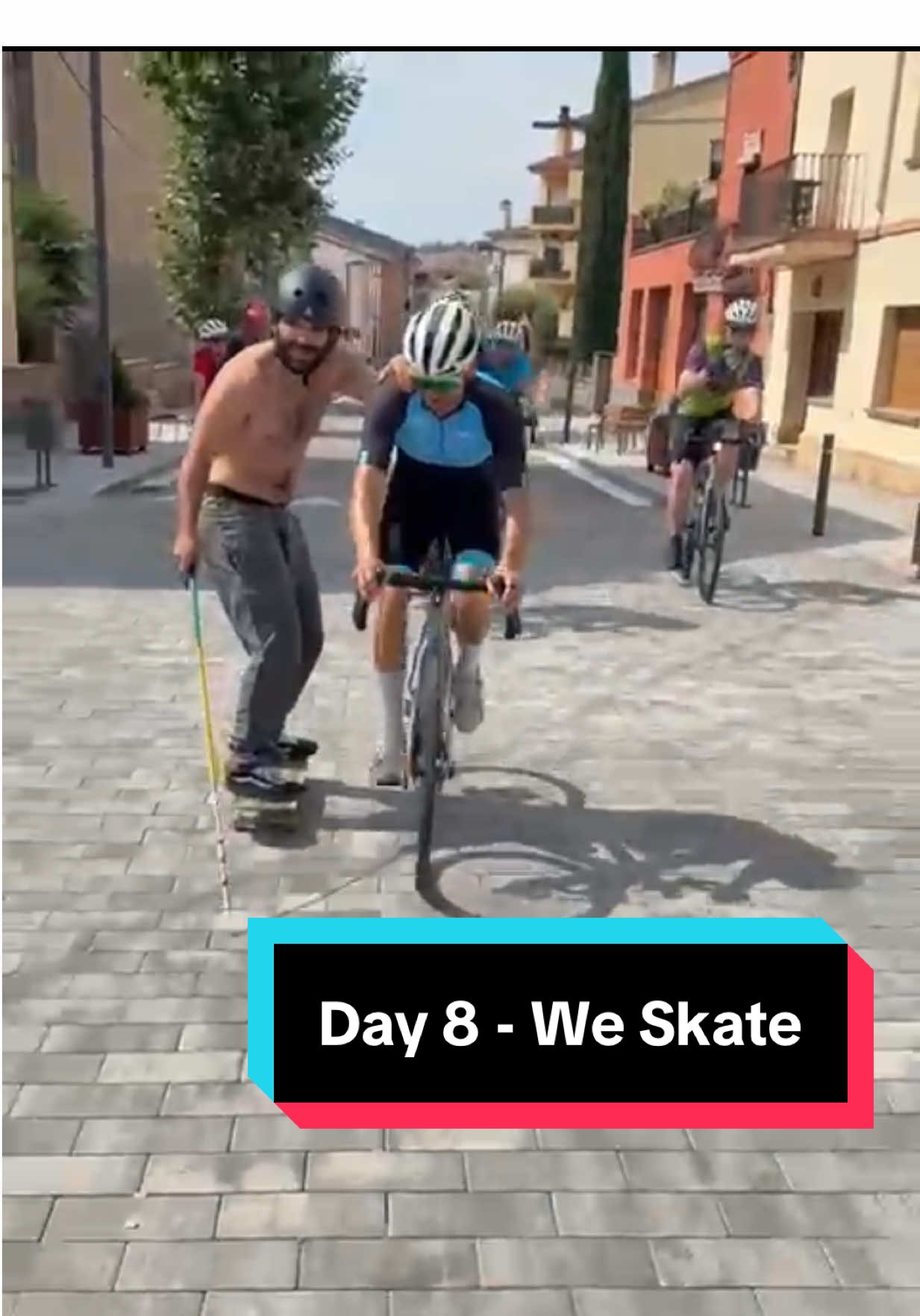 Day 8 and we are bringing the stoke to keep them going on the last few days of an epic journey 🚴🏻🚴🏻‍♀️🚴‍♂️