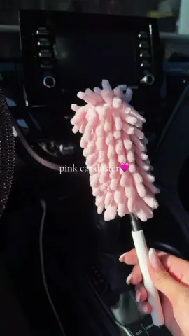 pink car duster🩷 #fyp #foryoupage #toyotacamry #cardetailing #toyota 