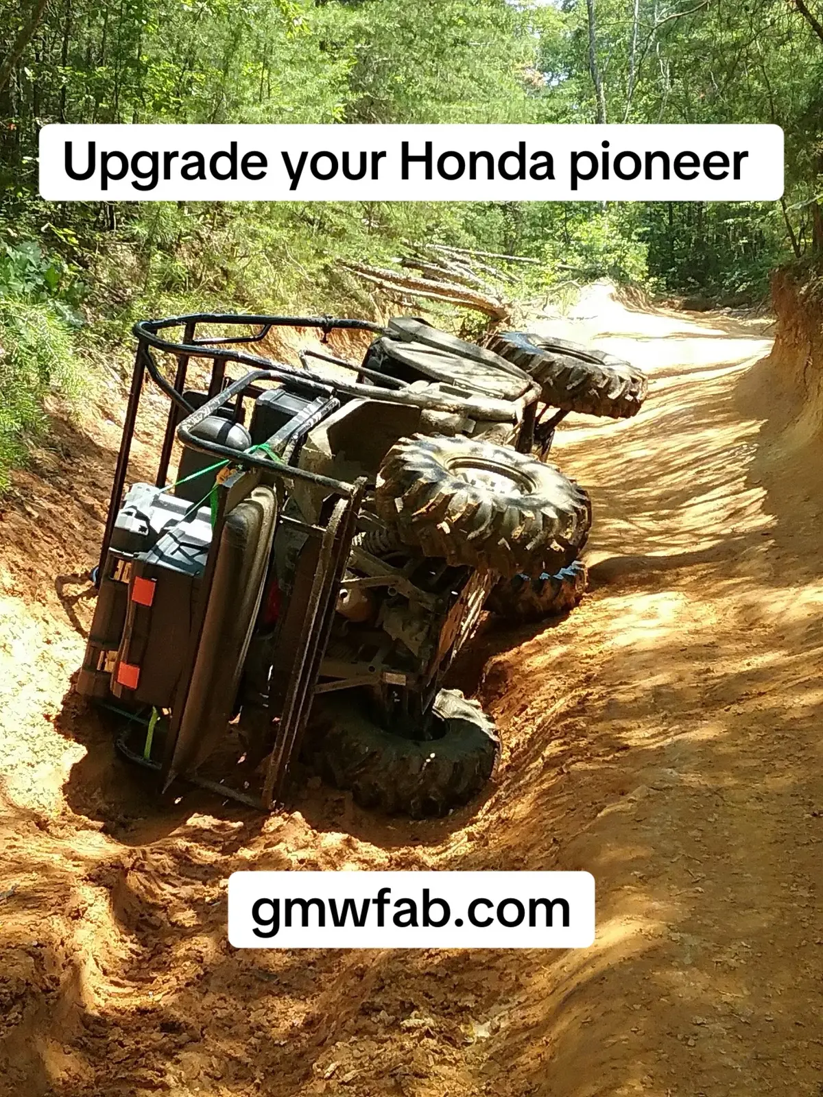 Turn your Pioneer 500 into the ultimate work + play machine. Rear seat folds out into a heavy-duty cargo rack. Pair it with one of our winch bumpers. 💪🇺🇸 #HondaPioneer #OffRoadLife #MadeInUSA #ATV #grizzlymetalworks 