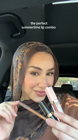 The perfect pinky nude 🫦 #lipcombo #lipgloss #lipstick @makeupforever @Revlon Cosmetics @Too Faced 