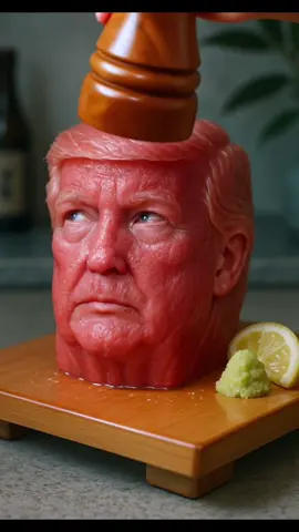 Donald trump tuna American food creepy #weird #american #donaldtrump 