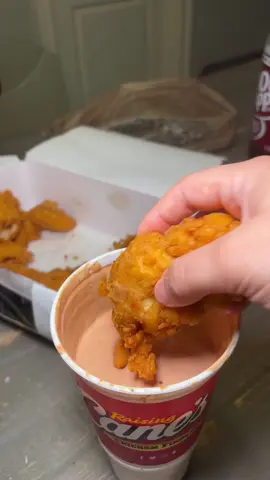 Who has the better dip ratio with the best combo @Publix #chickentenders with @Raising Cane's #sauce #fyp #fypシ #couple @Panda Munch @Jay.vs.Tati 