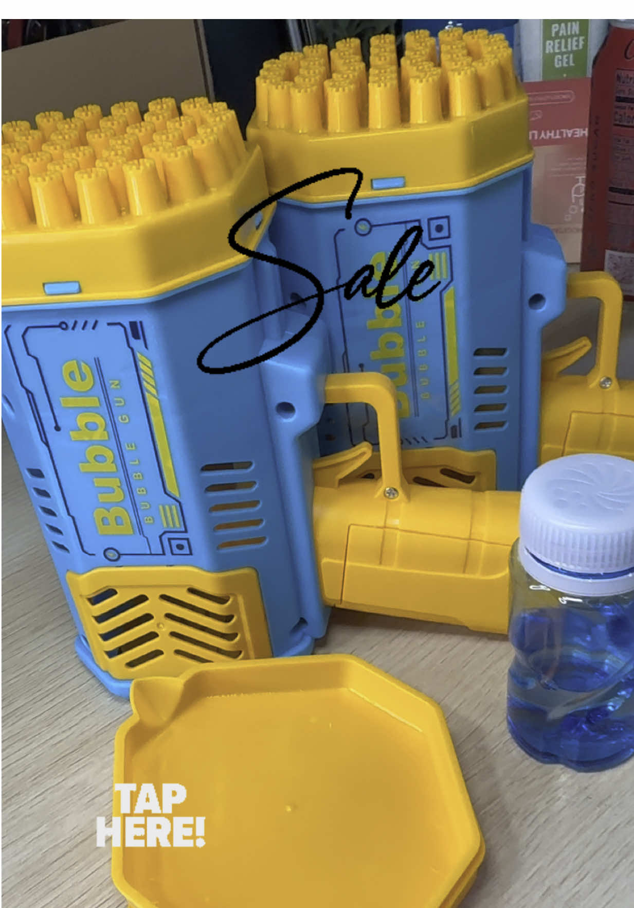 Why settle for one when you can have two? These bubble guns create massive streams of bubbles and endless smiles. Grab yours while they’re hot! #BubblesEverywhere #BubbleGuns #PartyStarter #KidsFun #DealAlert
