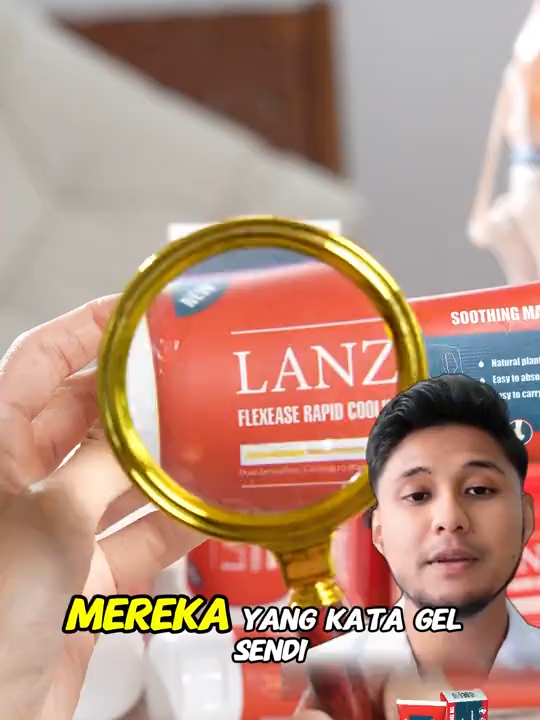 LANZF Krim Urut Kelegaan Otot Cepat - dengan Minyak Pati Frankincense, Glukosamina dan Kolagen