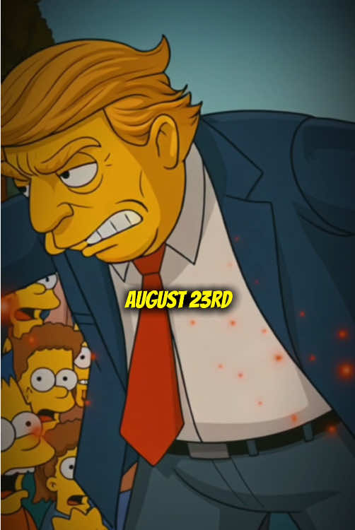The simpsons predicted something terrible for Trump 😰 #simpson #homersimpson #unitedstates #donaldtrump 