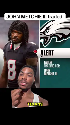 John metchie has been traded to the Philadelphia Eagles for a tight end and a fifth round pick from the Houston Texans. This is a W4 the Eagles or an L for the Texans?! #greenscreenvideo #greenscreen #creatorsearchinsights  #nfltrades, #footballtalk, #SportsNews, #nflupdates, #trademoment