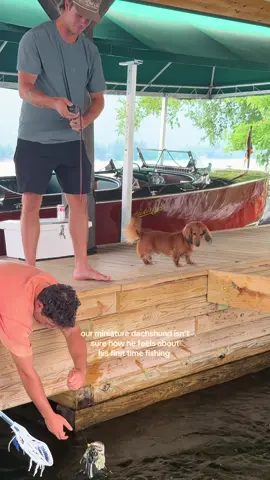 What do we think, did he like it? 😂🎣