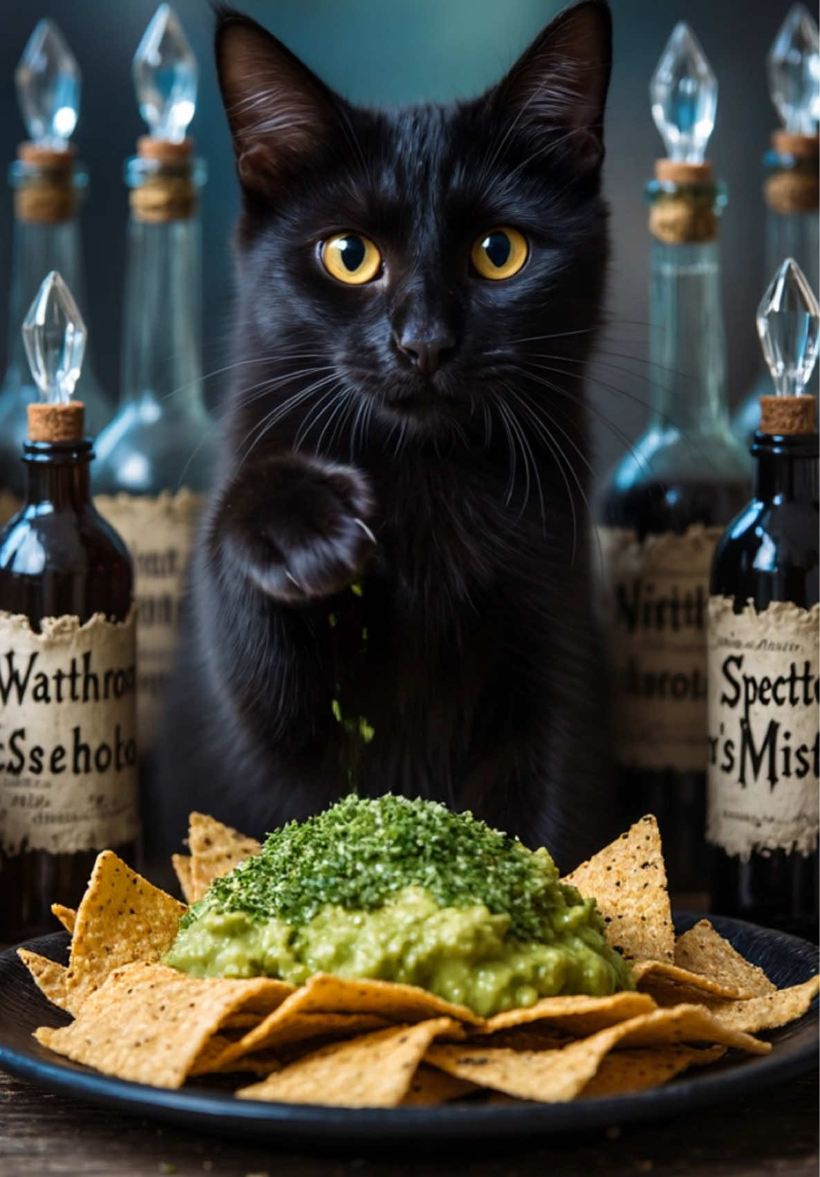 Salem’s Halloween Recipes - Part 4! Version 2! #blackcat #cat #witch #halloween #salem 