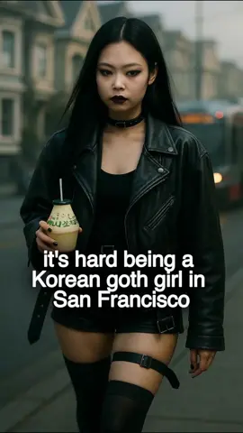 it’s hard being a Korean goth girl
