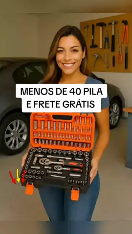Maleta de Ferramentas completa com 46 peças. #maleta #Ferramentas #conserto #carro #caminhao 
