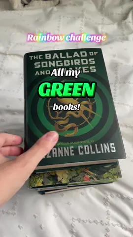 Thank you to @Ally 📖📚 for tagging me in this challenge! I had more green books than I expected💚 #BookTokChallenge #booktoktag #greenbooks #mybooks #tbr #bookstack 