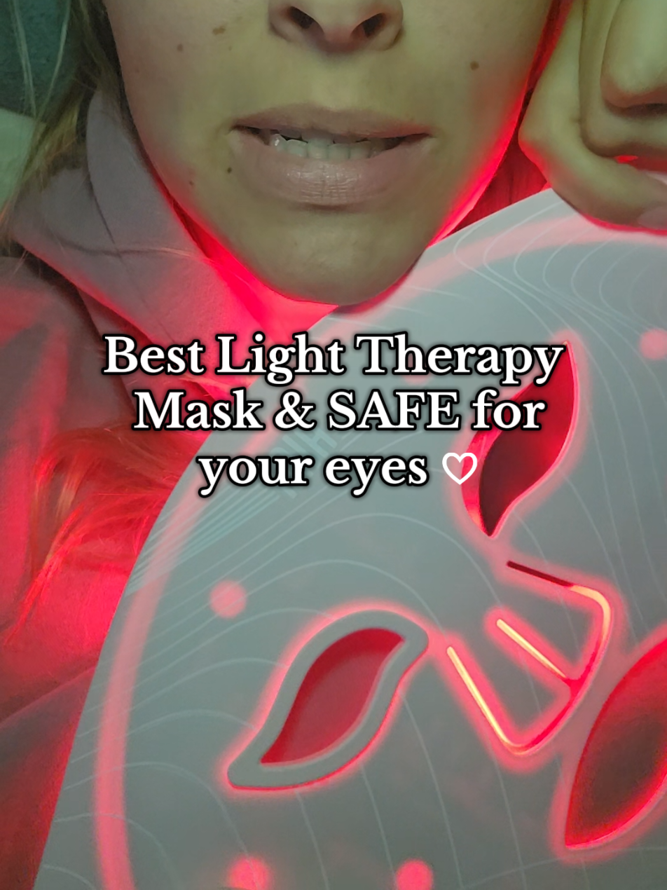 Replying to @chevp2015 You're actually very wrong babe... let me show you why this Light Therapy Mask is perfectly safe for your eyes ♡ #lighttherapy  #lighttherapyskincare  #dermatologistapproved  #tiktokshopcreatorpicks  #lighttherapyfacialmask 