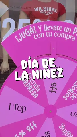 🎡✨ Ayer vivimos una jornada increíble con nuestra ruleta en el local 🛍️💜 Gracias a todxs lxs que se acercaron a jugar, reír y ser parte de este momento tan especial. En Camico creemos que la niñez no es solo una etapa, sino una forma de mirar la vida: con alegría, ilusión y ganas de disfrutar cada instante 🌈💫. Hoy celebramos eso que nos inspira todos los días: su energía, su frescura y esa magia que nos recuerda que siempre vale la pena soñar. ¡Feliz Día de la Niñez para todxs! 💜🌟