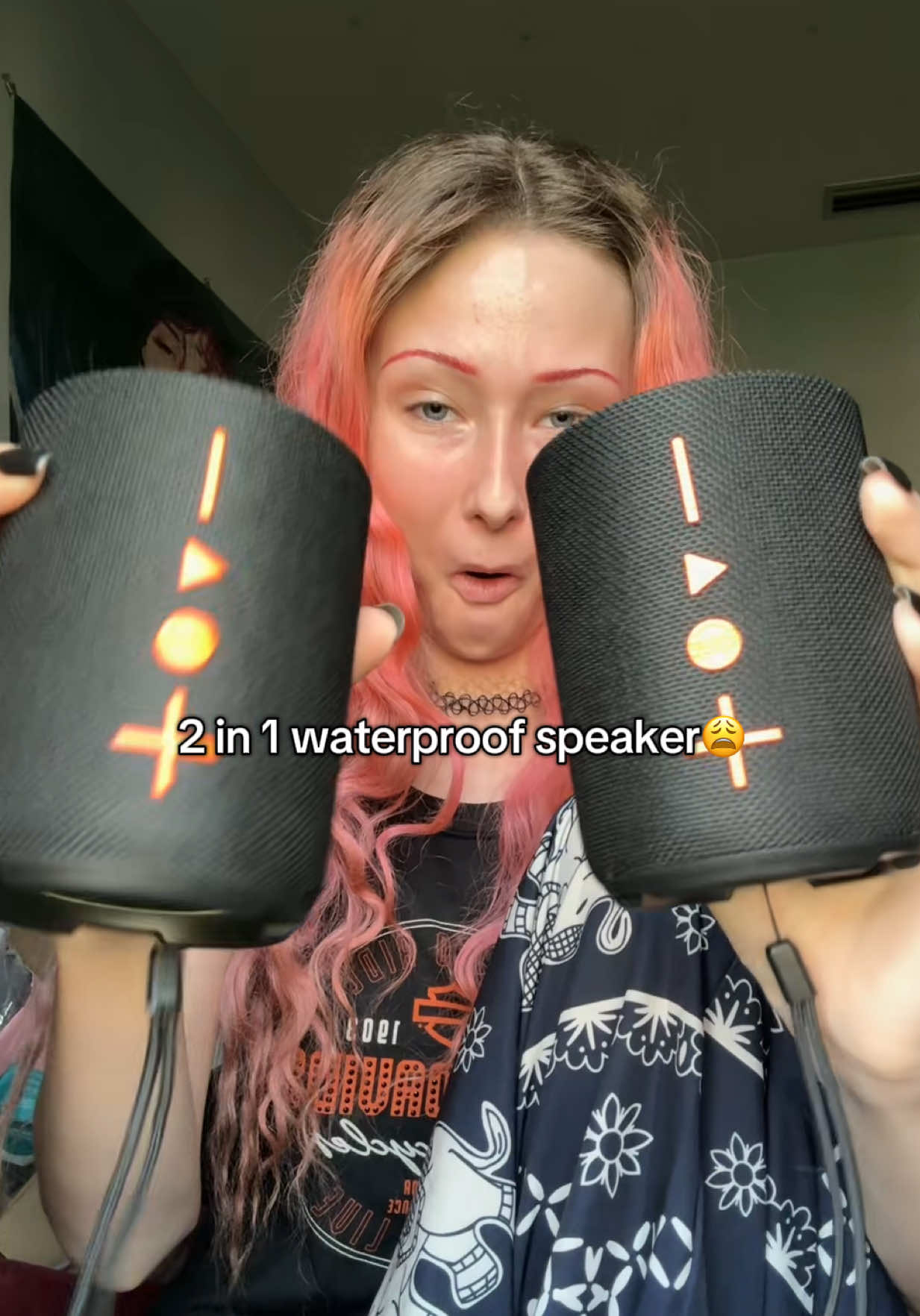 my dad is OBSESSED with this😭 #speaker #music #bass #speakerbass #microinfluencer 