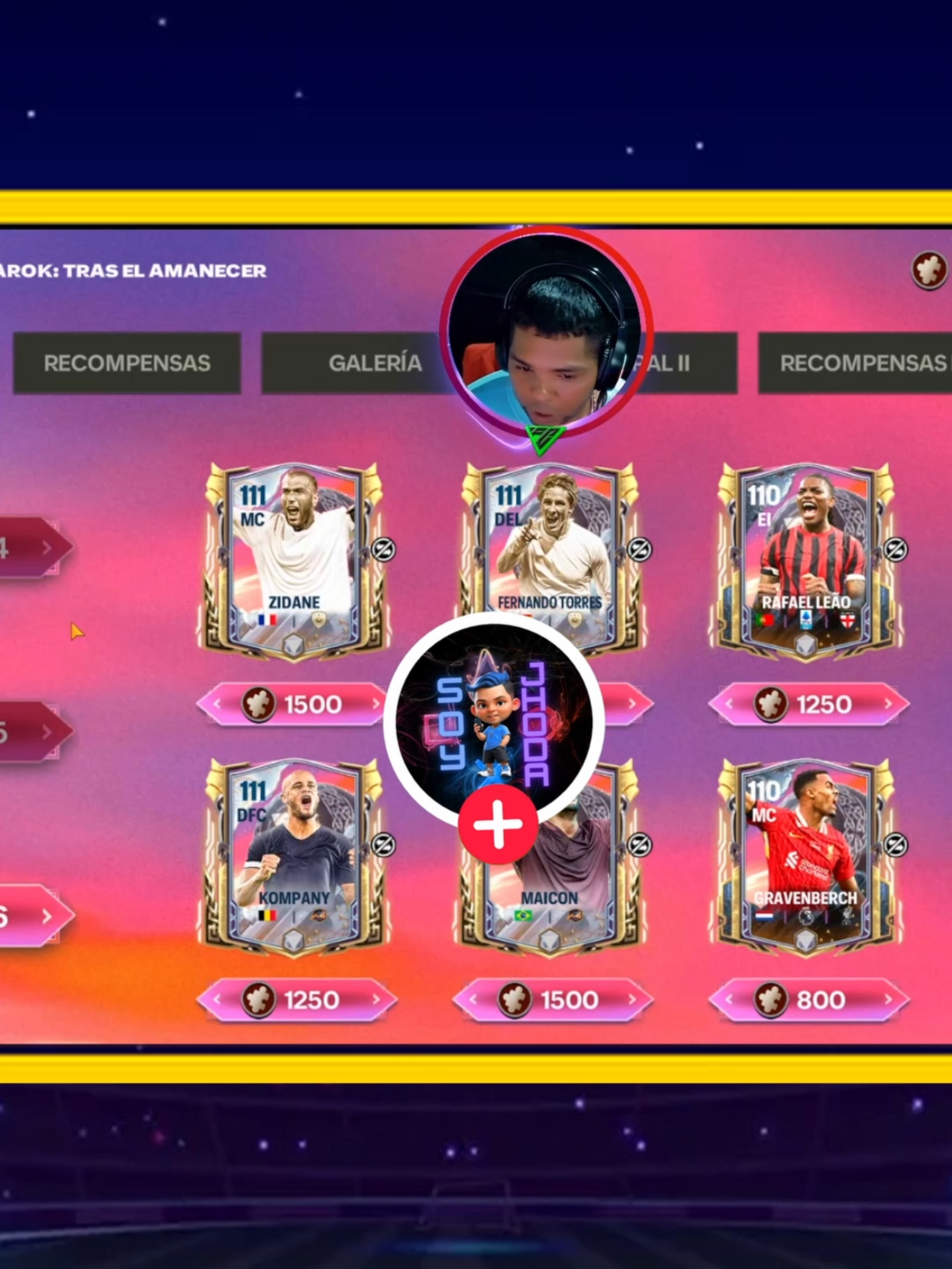 🔥🔥NUEVA CARTA DE ZIDANE UNA COMPLETA LOCURA 😱😱 #fcmobile #PARATI #videojuegos #eafc24 #roadto10k #feed
