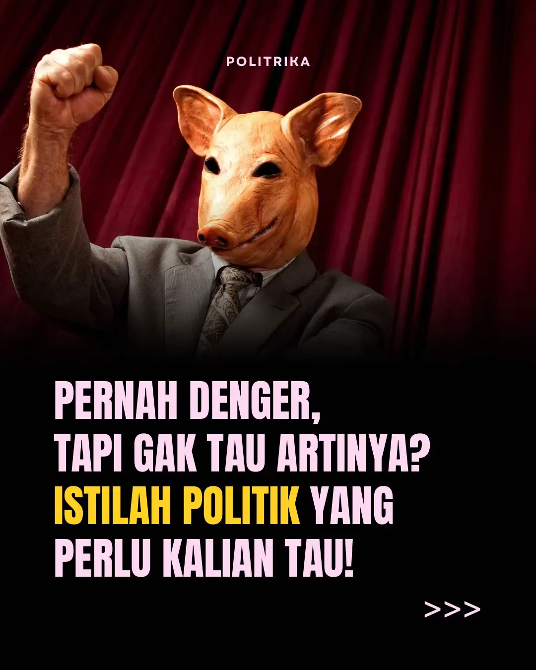 Melek politik = jadi pemilih yang lebih cerdas. Mulai dari memahami istilah-istilah sederhana. #politik #belajarpolitik #melekpolitik