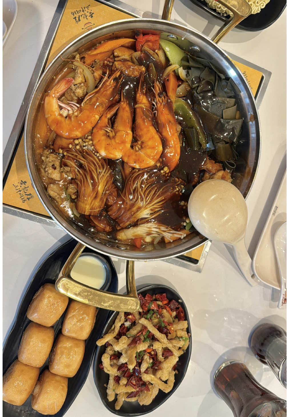 8/10 - 📍Simmer Huang  . . #fyp #FoodTok #chinesefood #hotpot #halal 