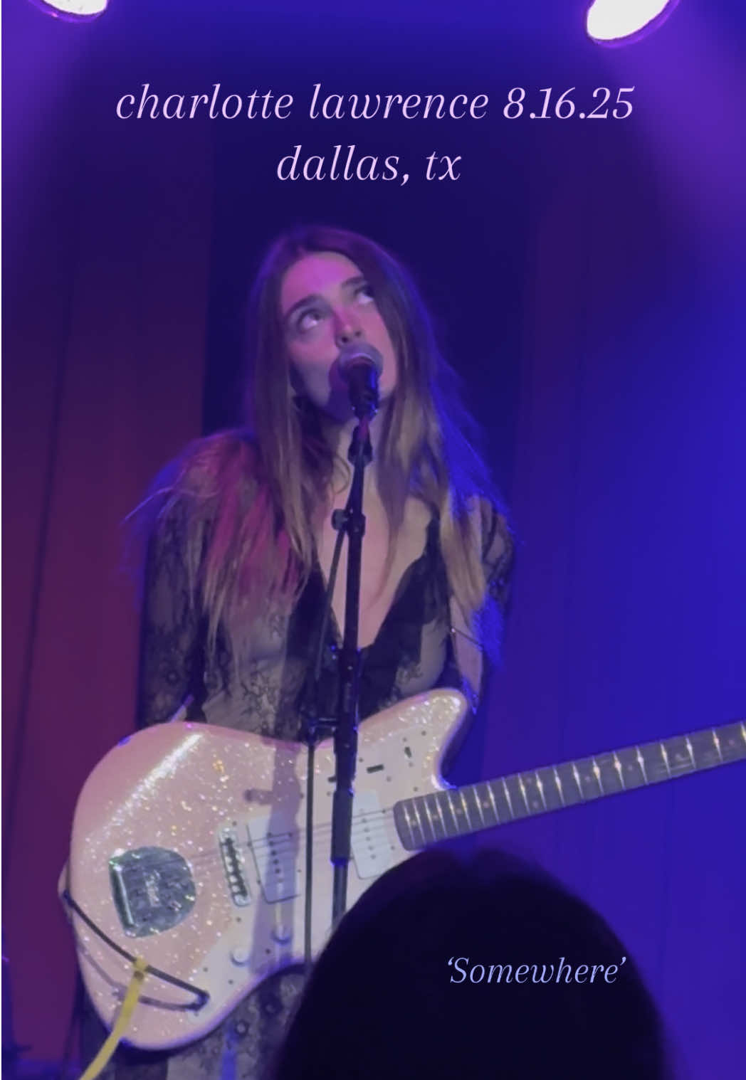 she asked us to scream at the end and i think we succeeded #fyp #concerts #charlottelawrence #music #livemusic  