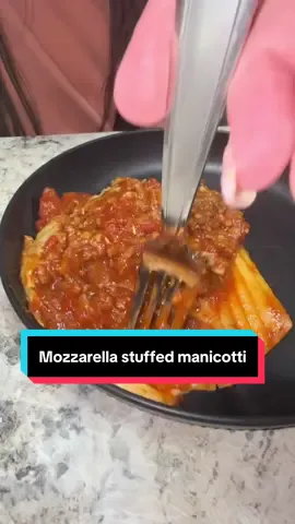 #dinner #mozzarella #manicotti 