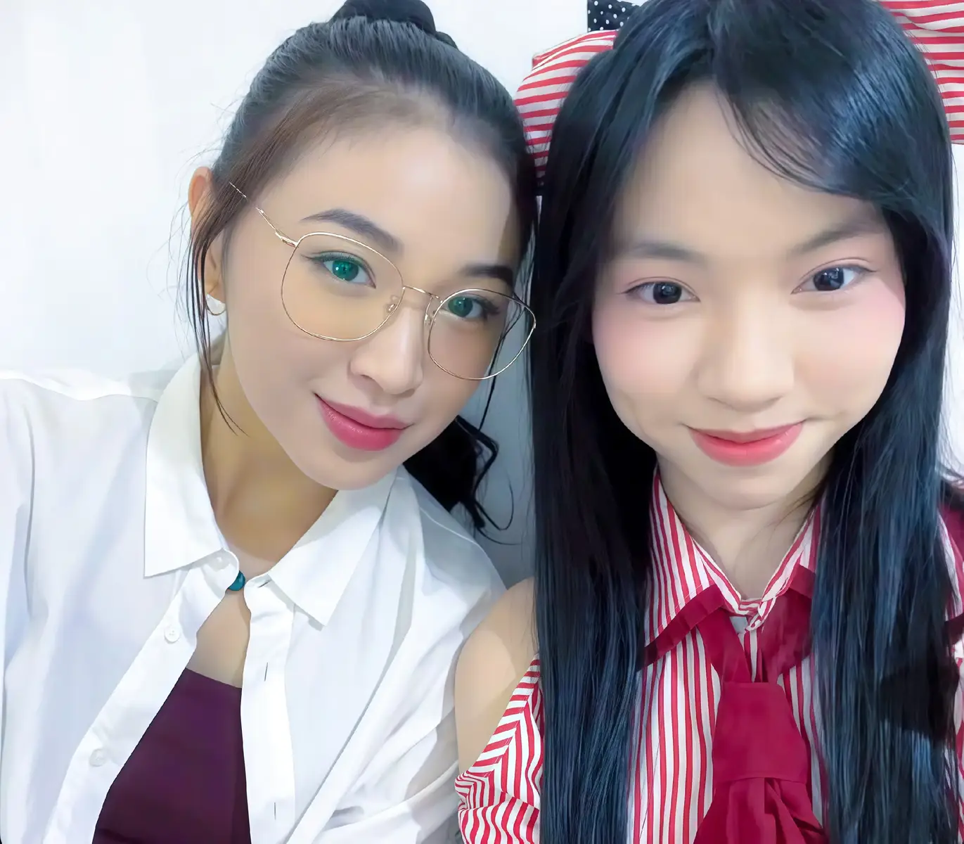 Yg punya senyuman lesung pipi😋🤍💐 #shani #shaniindiranatio #araliejkt48 #fyp #4u 