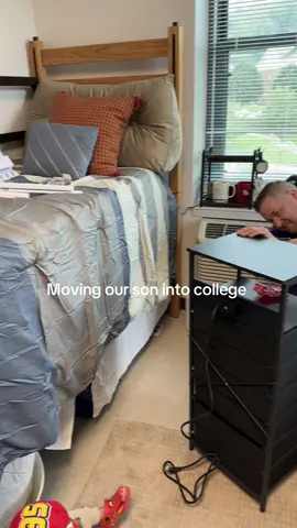 Moving our oldest into college this past few days. I hope this video shows the chaos well 😂#MomsofTikTok #collegemovein #collegedorm