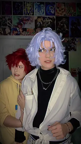 “Reki, it’s just a cat.” “YOU’RE A CAT!” || @🐍 Mama Boa 🦕 || #sk8theinfinity #sk8theinfinitycosplay #langahasegawa #langahasegawacosplay #rekikyan 