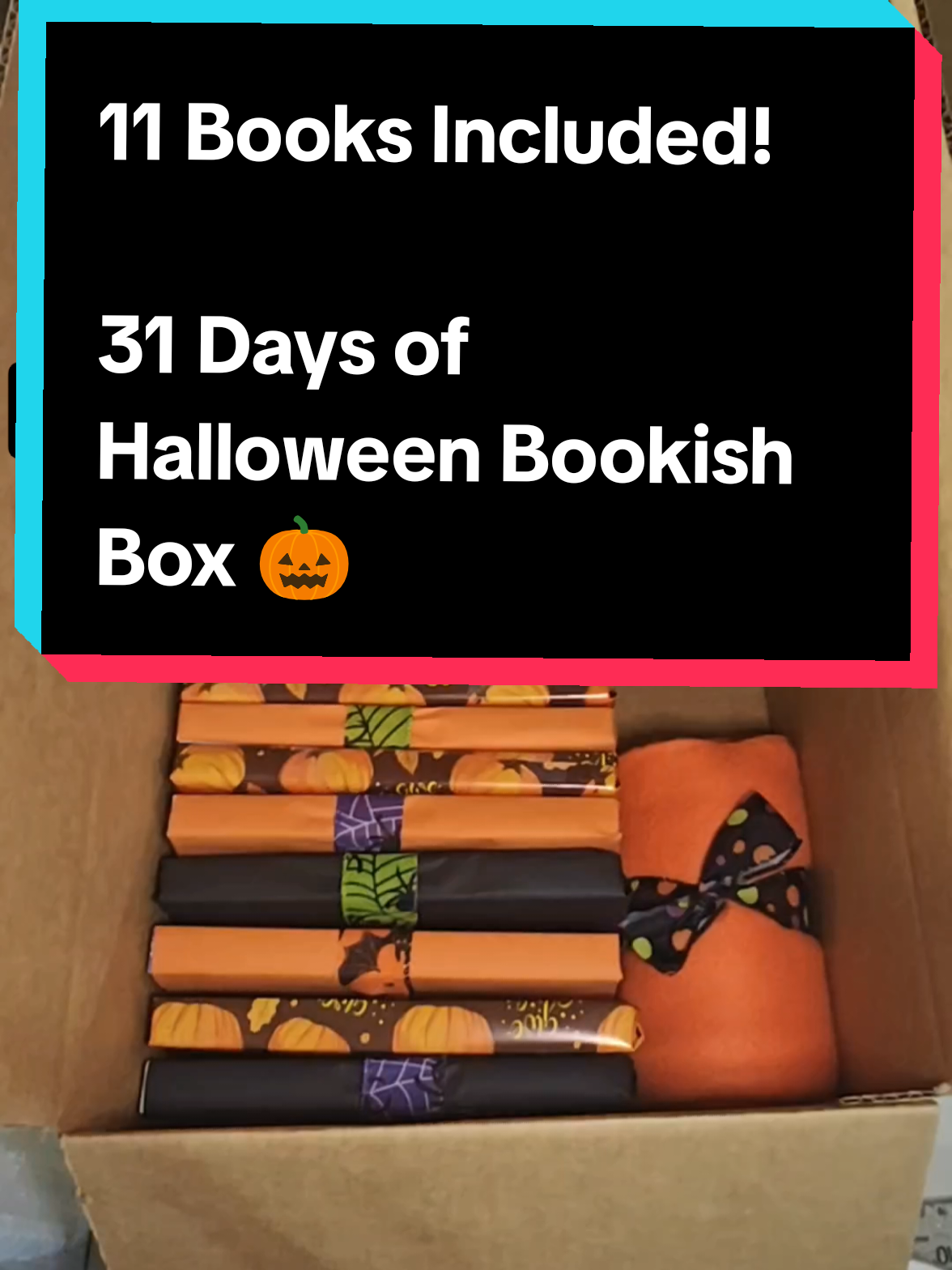 PREORDER! Ships by September 22. 11 Books included! The Ultimate Blind Date With a Book Box for Spooky and Cozy Season lovers! #halloween #BookTok #blinddatewithabook #boobox #spookyseason 