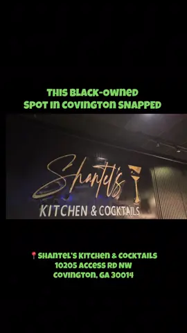 34 is WILD 🌿✨ Pulled up to Shantel’s Kitchen & Cocktails for my girl Vasiny’s jungle-themed birthday and babyyy the food went CRAZY 🔥 Jerk lamb chops, mac & cheese, kale with smoked turkey, peach cobbler… every bite was top tier 🍴💚 #covingtonGA#CovingtonGAs #shantelskitchen#ShantelsKitchenaurants #georgiaeats @Shantels Kitchen & Cocktails#FoodieATLShantel’s Kitchen & Cocktails 10205 Access Road Northwest, Covington, GA 30014