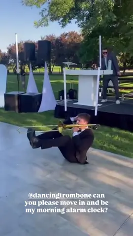 Great time performing at @Marley Jaxx wedding last weekend! ❤️ #trombone #dancer #wedding #ewf #september #earthwindandfire